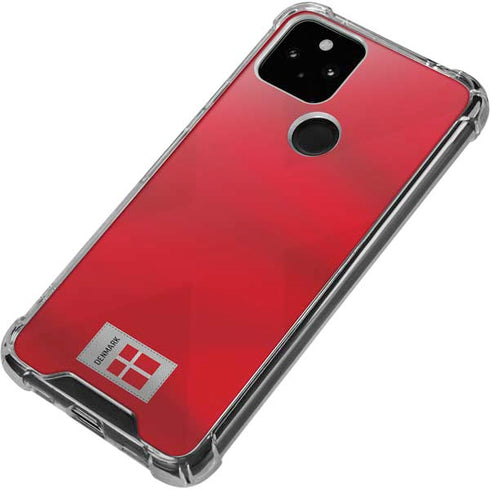 Denmark Soccer Flag Google Pixel 5a 5G Clear Case